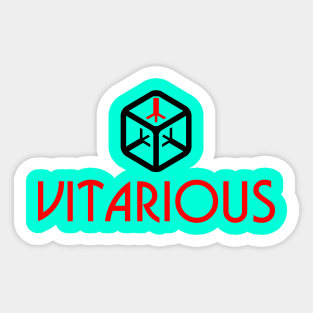 Vitarious Streaming Shirt Sticker